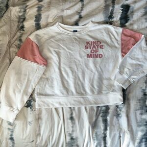 Crop Crew Neck Sweatshirt☀️